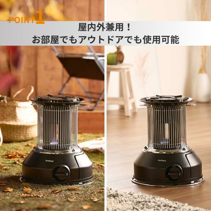 楽天市場】岩谷 マル暖 CB-STV-MRD ストーブ 暖房 ガス ヒーター 