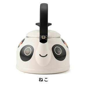 富士ホーロー どうぶつやかんシリーズ ケトル やかん 1.6L 1.8L 笛吹ケトル DOY-1.6WK DOY-1.8K ホーロー かわいい ぶた ぞう ねこ ぱんだ キッチン用品