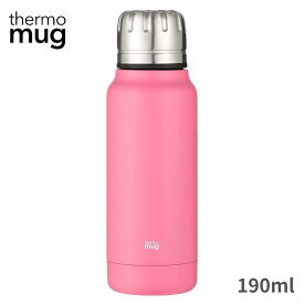 thermo mug 水筒 Umbrella Bottle mini PINK マグ 190ml UB19-19 直飲み ステンレス 保温 保冷 おしゃれ 子供 大人 キッズ サーモマグ/