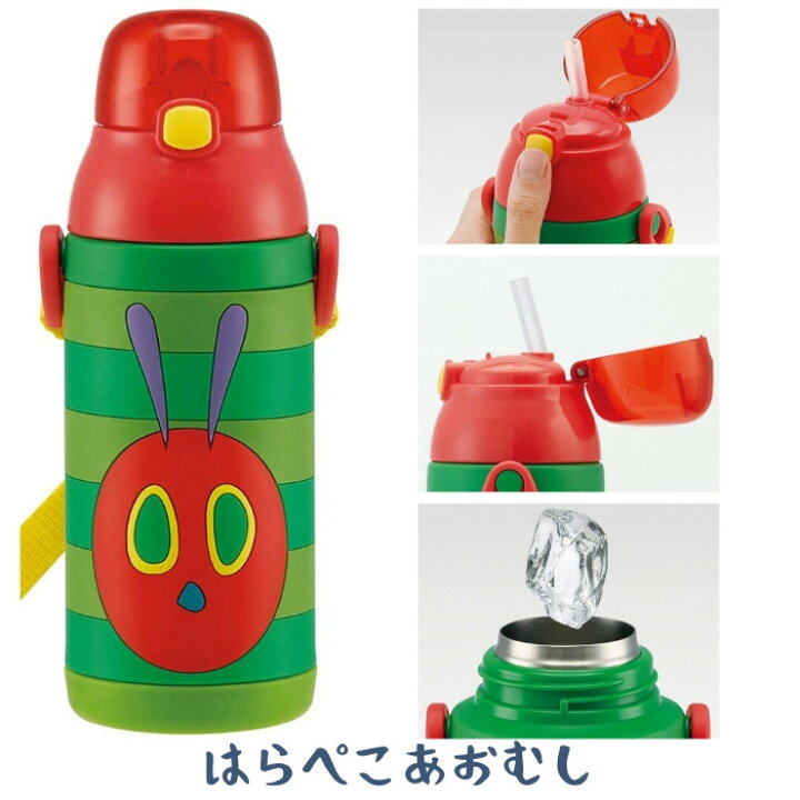 楽天市場 あす楽 水筒 マグ キッズ ストロー付き ステンレス 子供 おしゃれ 保冷専用 380ml Sspv4 ワンタッチ スケーター ランチグッズ アナと雪の女王2 ディズニー プーさん おさるのジョージ ハローキティ Toku 彩り空間