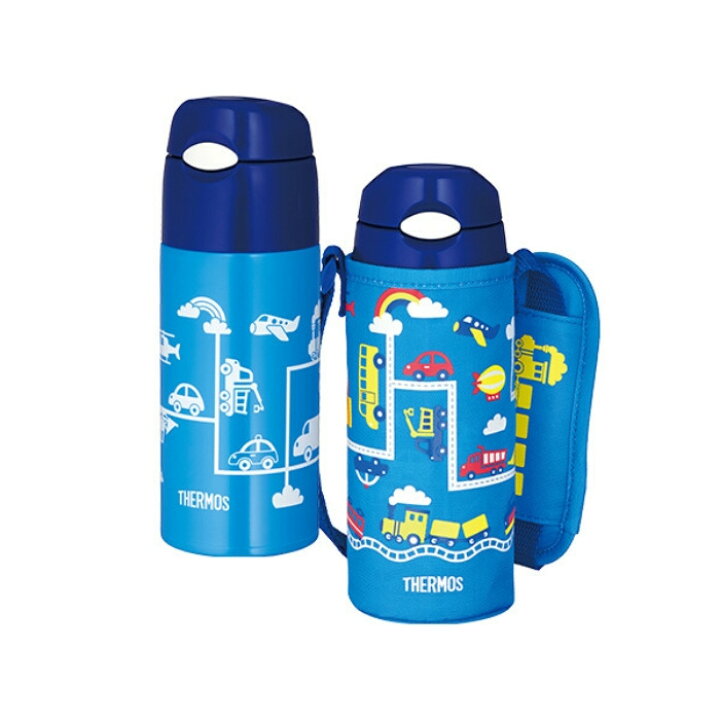楽天市場 あす楽 サーモス 水筒 マグ 子供 カバー付き おしゃれ ストロー 直飲み 400ml ステンレスボトル 保冷 軽量 Fhl 402f ブルー ピンク クリスマス プレゼント 女性 男性 彩り空間