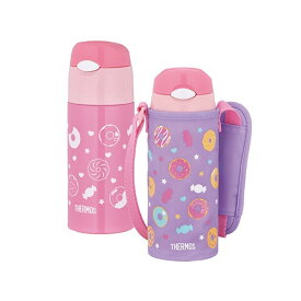 サーモス 水筒 カバー付き ストロー付き 400ml 子供 キッズ 保冷 マグ ワンタッチ ディズニー FHL-403F disney ディズニー ミッフィー