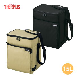 店内全品対象エントリー＋P5倍★サーモス ソフトクーラー 15L RFD-0151 保冷 エコバッグ 折りたたみ ファスナー トートバッグ 熱中症対策 買い物袋 部活 アウトドア キャンプ