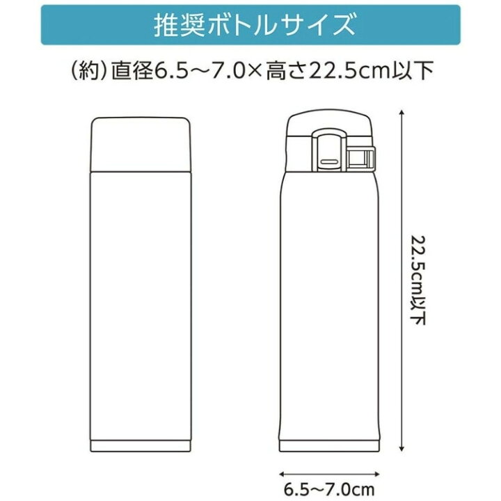 象印 Zojirushi 水筒カバー ステンレスボトルカバー