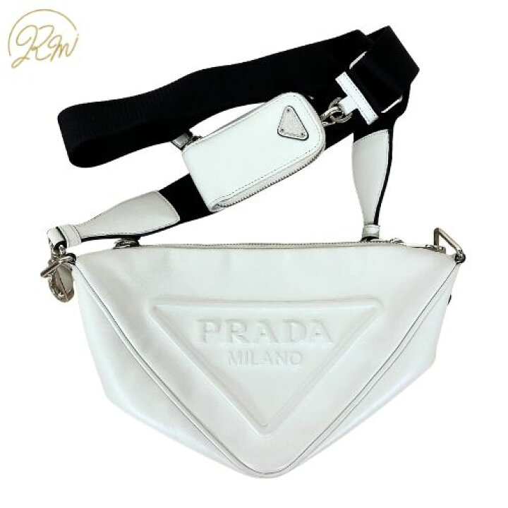 楽天市場】【中古】PRADA プラダ ショルダーバッグ レザー 