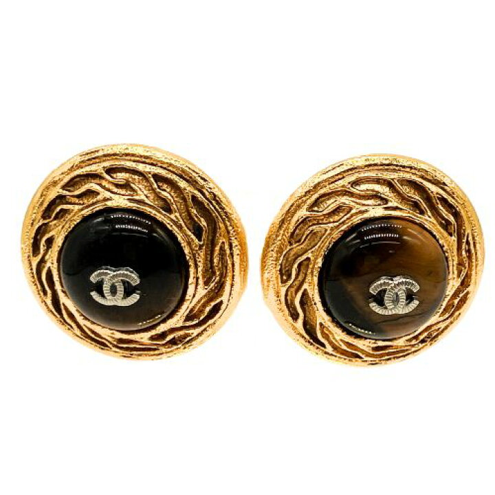 楽天市場】【中古】CHANEL シャネル イヤリング ココマーク ゴールド 