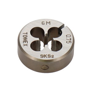 TONEX �˂��؂�_�C�X �O�a25mm �˂��a6.0mm×�s�b�`0.75mm D6×0.75 D6×0.75 DIY �H�� ��Ɨp�i �O���R�[�|���[�V����