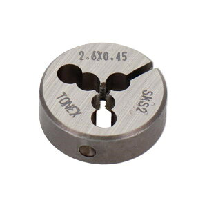 TONEX �˂��؂�_�C�X �O�a25mm �˂��a2.6mm×�s�b�`0.45mm D2.6 D2.6 DIY �H�� ��Ɨp�i �O���R�[�|���[�V����