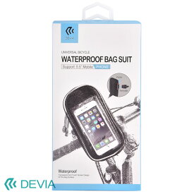 【期間限定 特価】自転車 バイク 防水 スマホ ケース バック マウント付き ホルダー 5.5インチ/ Devia Bicycle Waterproof BagSuit