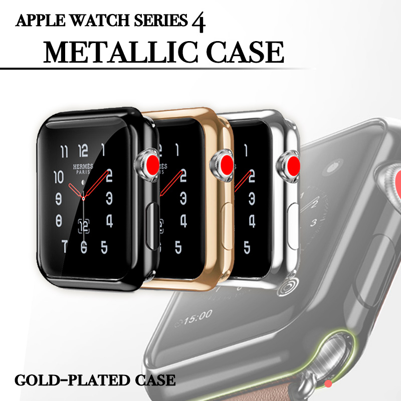 送料無料 クーポンあり Apple Watch アップルウォッチケース 40ｍｍ スポーツ 44mm メタリック 95%OFF ソフトTPUケース 傷や衝撃から守る 最大80%OFFクーポン