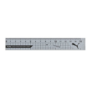 【9月度月間優良ショップ】クツワ プーマ アルミ定規 PM514 メール便対応 定規 文房具 使いやすい 小学生 中学生 製図 高校生