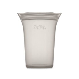 ジップトップ カップ L Z-CUPL 0.71L 保存容器 シリコン アメリカ レンジ対応 アウトドア 洗いやすい 薄型 冷凍 耐熱 レンジ 液体 密閉 おしゃれ 可愛い 食洗機対応