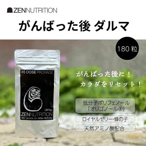 �[���j���[�g���V���� ZEN ACTIVITY AFTER �_���} 180�� ZEN NUTRITION �[�� �T�v�������g �A�~�m�_ ���R�h �T�v�� �^�� �X�|�[�c �A�X���[�g �ؓ� �h�{