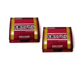 【第3類医薬品】牛黄カプセル 2カプセル 2個セット ウチダ和漢薬