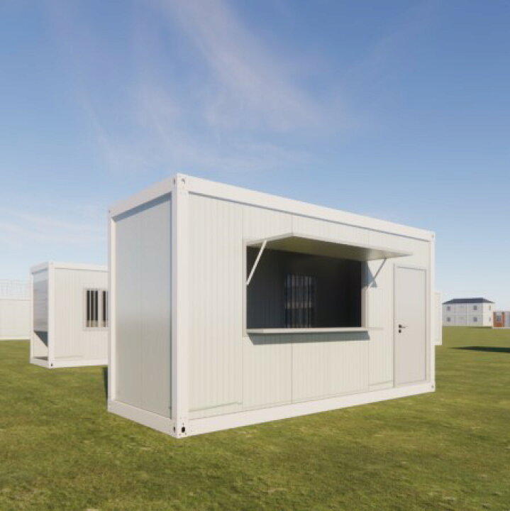 楽天市場】プレハブキット コンテナハウス 喫煙所 休憩所 居酒屋 事務  