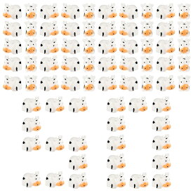 50個 ミニ牛の置物 小さな樹脂動物 かわいいミニ樹脂動物 ミニチュア 動物 置物 苔 風景 庭 DIY オーナメント アクセサリー 屋内 屋外