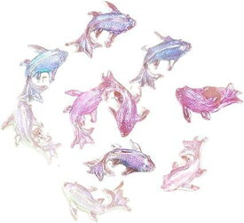 ミニチュア 樹脂 金魚 置物 ガーデンアクセサリー 装飾 妖精 ガーデンアクセサリー オーナメント 屋外 像 ミニチュア ガーデン フィギュア ミックスカラー 100個