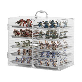 Famard Clear Acrylic Miniature Storage Case Warhammer 40k