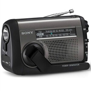 �\�j�[(SONY) �h�Ѓ��W�I ICF-B300:��񂵃��W�IFM/AM LED���C�g �g�ѓd�b�[�d ���z�����d ��񂵏[�d �u���b�N ��