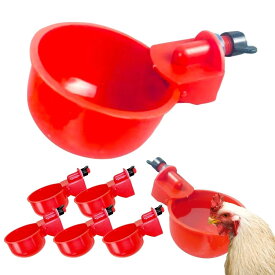 自動給水器 にわとり 鳥 水入れ ペット簡単設置 鶏 アヒル 飼育 水飲みカップ