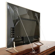 テレビ転倒防止ワイヤー 2本セット テレビ 転倒防止ベルト 家具用 耐震 固定 落下防止 ステンレス製 長さ…