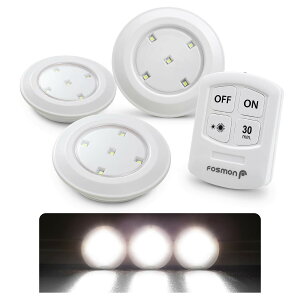 Fosmon (3�Z�b�g�E�����F) LED�L���r�l�b�g���C�g �^�b�`���i�C�g���C�g �d�r�� �����R���t [�F���x 5700K] ���C�����X���^�Ɩ� �Q�� ���� �K�i �N���[�[�b�g �L�� �䏊 �{�I����