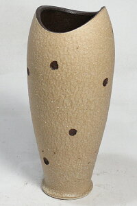 13号 白砂水玉 花入 信楽焼 陶器 花器 花瓶 彩り屋