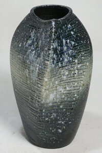 12号 古信楽 扇面 花入 信楽焼 陶器 花器 花瓶 彩り屋