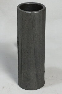 10号 竹林黒いぶし 花入 信楽焼 陶器 花器 花瓶 彩り屋