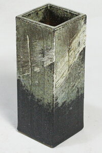 9号 古陶窯変角 花入 信楽焼 陶器 花器 花瓶 彩り屋