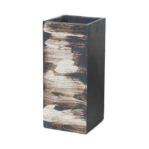 傘立て 陶器 信楽焼 白刷毛目角 傘立 開店祝い 新築祝い 引越し祝い 贈り物 ギフト プレゼント 玄関収納 玄関先 彩り屋