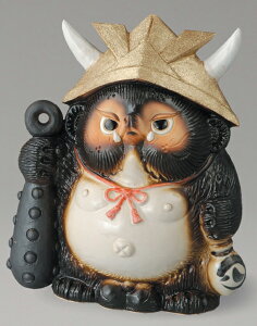 鬼門喜門狸 (金) 福鬼喜門狸 信楽焼 たぬき 陶器 狸 置物 タヌキ 開店祝い 新築祝い 引越し祝い プレゼント 贈り物 ギフト 彩り屋