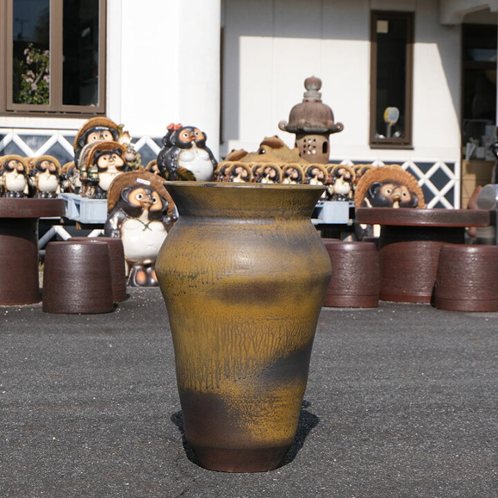楽天市場】【10%OFF】【ヴィンテージ商品 在庫限り】大壺黄土色 壺 壷 