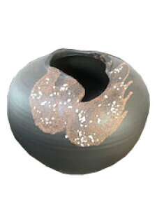 氷雪丸花瓶 信楽焼 陶器 花器 花瓶 彩り屋