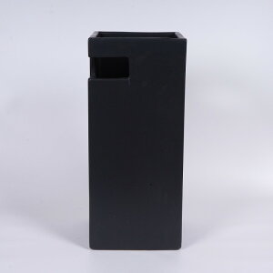 傘立て 陶器 信楽焼 カット ブラック (いぶし釉) 傘立 開店祝い 新築祝い 引越し祝い 贈り物 ギフト プレゼント 玄関収納 玄関先 彩り屋