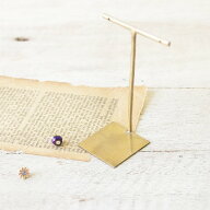 shesay　BRASS Sサイズ ブラス 真鍮 ブラス アクセサリースタンド ピアスホールあり アクセサリーホルダ…