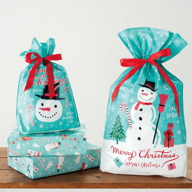 1枚 少量 少し 枚 クリスマス ミントブルー リボン付ギフトバッグ クリスマス ラッピングバッグ リボン付 リボンバッグ ポリ袋 ビニールバッグ 巾着 巾着バッグ ラッピング袋 プレゼント ギフト ラッピング 袋 リボン ラッピングバッグ おしゃれ かわいい
