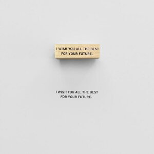yKNOOPWORKS/Nm[v[NXzMESSAGE I WISH YOU ALL THE BEST FOR YOUR FUTURE X^v K^F肵܂ bZ[WX^v VN a o[Xf[ Stamp ͂ bsO 莆   bZ[