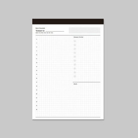 【KNOOPWORKS/クノープワークス】 B5 DAILY プランナー タテ 日 ダイアリー diary 日記 日誌 デイリー 毎日 日刊 日常 スケジュール スケジュール帳 管理 記録 旅行 予定 予定帳 日程表 日程 メモ用紙 紙 メモ 手帳 ノート メモ 時間 時間割