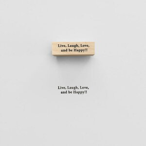 yKNOOPWORKS/Nm[v[NXzMESSAGE Live,Laugh,Love and be happy X^v ď΂  KɂȂ낤 bZ[WX^v a ߂łƂ Stamp ͂ o[Xf[J[h bsO 莆