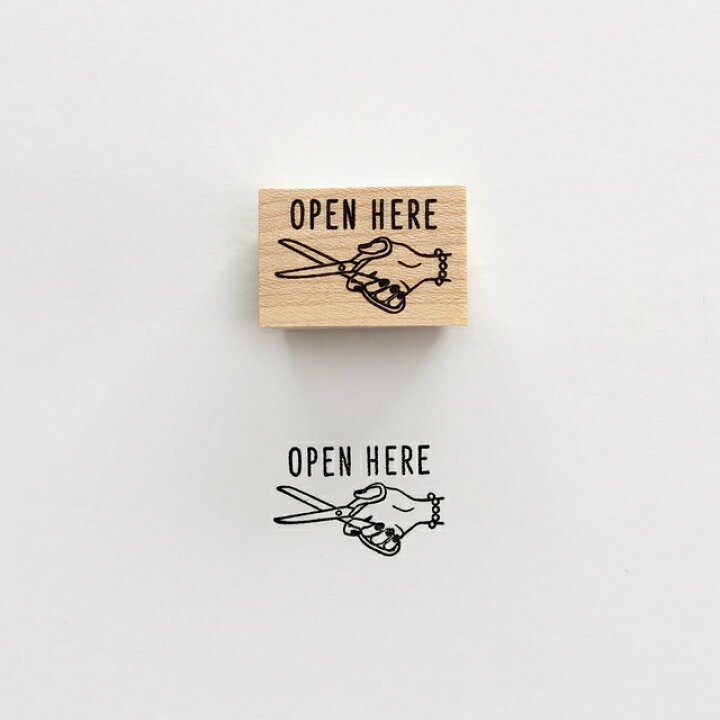楽天市場 Knoopworks クノープワークス Open Here 開封 スタンプ ミニスタンプ Stamp はんこ ハンコ ラッピング コラージュ スクラップ 手紙 便箋 郵便 封筒 カード 紙 タグ 日記 手帳 ワンポイント シール ステッカー シンプル スタイリッシュ 封 Irohado