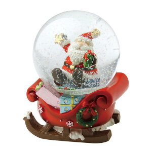 【SPICE OF LIFE】 クリスマス スノードーム そりサンタ クリスマスツリー ツリー Xmas 飾り ディスプレイ ディスプレー インテリア 雑貨 装飾 サンタ サンタさん サンタクロース おしゃれ かわい