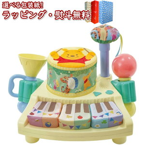 〔☆〕 タカラトミー やわらかズンチャカバンド くまのプーさん おもちゃ ディズニー ベビー ファーストトイ 赤ちゃん Disneybaby 音楽 キーボード 楽器遊び 指先遊び ベビートイ 知育玩具 8ヶ