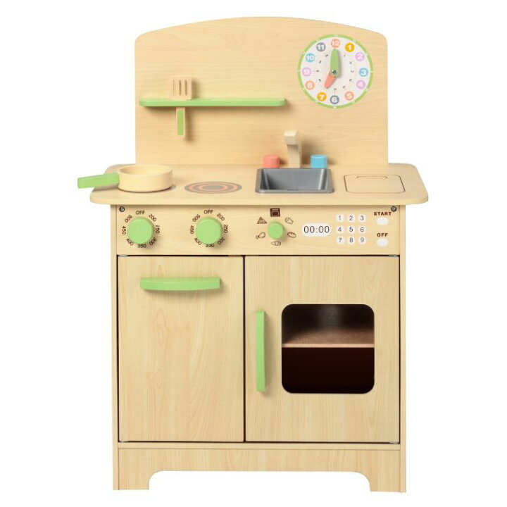 楽天市場】〔☆〕Woody World キッチンセット グリーン ウッディ 