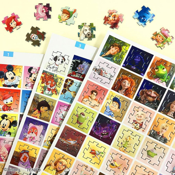 楽天市場 ジガゾーパズル ディズニー ピクサー キャラクターズ 5ピース Dj5 004 日本おもちゃ大賞21 ネクスト トイ部門 優秀賞 テンヨー サイズ 33 5 43 5cm 完成時 いろは堂本店