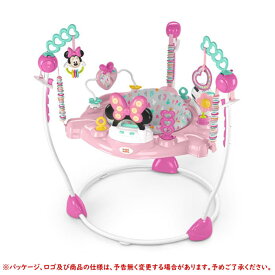 〔P〕Kids2 Bright Starts 13062 ミニーマウス フォーエバー・ベストフレンド・ジャンパー キッズツー ブライトスターツ 商品動画 ジャンパルー ベビージャンパー ミニー ディズニー 360度回転 歩行器 歩行 練習 補助 ベビーウォーカー 高さ調整 赤ちゃん 6ヶ月