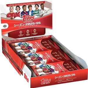 �\���t�i 2026�N5��22�������\��k���lTopps UEFA �W���p���G�f�B�V����2026 Japan Hobby�y1BOX(8�� × 24�p�b�N)�E1�P�[�X/12Box�z �V�i ���J�� �g�b�v�X �g���[�f�B���O�J�[�h 2026�N�� �T�b�J�[�t�@�� 