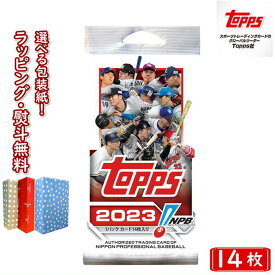 【☆】Topps 2023 NPB ベースボールカード 2023 NPB Baseball Card【1パック／14枚入り）】 トップス カード トレーディングカード 野球カード 日本 野球 誕生日 プレゼント ギフト