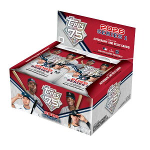 �k���l2026 Topps Series 1 Baseball - Japan Edition�y1BOX(12�����p�b�N × 20�p�b�N)�E1�P�[�X/12Box�z �V�i ���J�� �g�b�v�X �J�[�h �g���[�f�B���O�J�[�h 2026�N��
