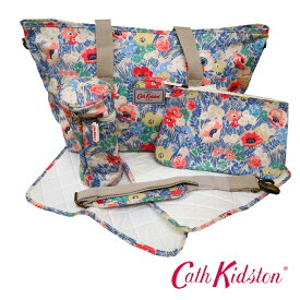 Cath Kidston キャスキッドソン 647243 マザーズトート ウィンフィールドフラワーズ コーンフラワー 正規品 新品 子供用 マザーズバック ブランド 出産祝い ベビーギフト おしゃれ 可愛い ギフト プレゼント 誕生日 贈り物 ブラックフライデー クリスマス